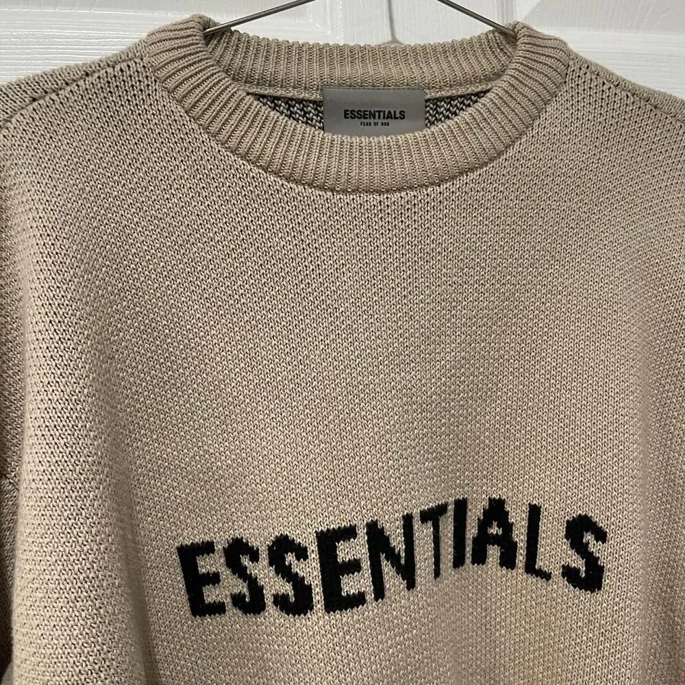 Essentials Women's Cream and Tan Jumper - Picture 2 of 6